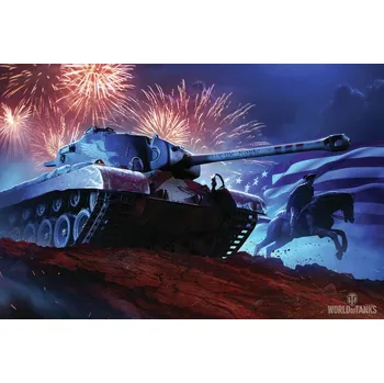 Plakát Plakát, Obraz - World of Tanks - Independence Day