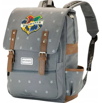 Školní batoh Školní batoh vícekomorový Harry Potter Karactermania odstíny šedé a stříbrné 16 l