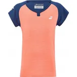 TRIČKO BABOLAT PLAY CAP SLEEVE TOP DÍVČÍ FLUO STRIKE/ESTATE BLUE 140