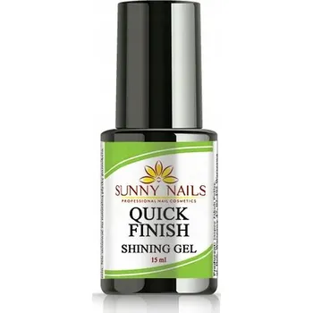 Lak na nehty Gel na nehty Sunny Nails Shine 15ml bezbarvý