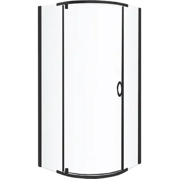 Kerra Splash Black čtvrtkruhový sprchový kout Rozměr koutu: 80x80cm