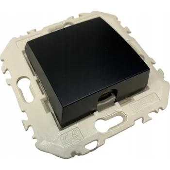 Elektrická zásuvka EFAPEL QUADRO45 KABELOVÁ PŘÍPOJKA ČERNÁ 45174KWPM