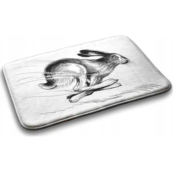 Koupelnová předložka Koupelnová Předložka Velká XL Zajíc Zvířata