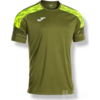 Dres JOMA CHAMPIONSHIP VIII, barva khaki - zářivě žlutá, velikost M