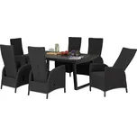 DOPPLER Zahradní jídelní sestava polohovatelná LIVORNO PARIS 2 (antracit)