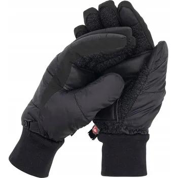 Lyžařské rukavice Reusch Stratos Touch-Tec černé, velikost 9.5