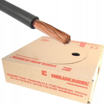 elektrický kabel Instalační kabel HELUKABEL H05V-K ohebný lanko LgY 1x0,75 mm2 černý