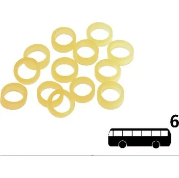 Dentální hygiena Dentaurum Gumové tahy 1/8 medium 128g -3,2mm - 100 ks