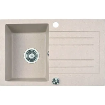 Granitový dřez Jednokomorový granitový dřez Brenor béžový