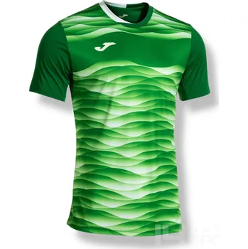 Dres JOMA TIGER VII, barva zelená - bílá, velikost 3XS