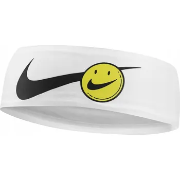 Čelenka Sportovní čelenka na hlavu NIKE Fury 3.0 Printed Headband bílá