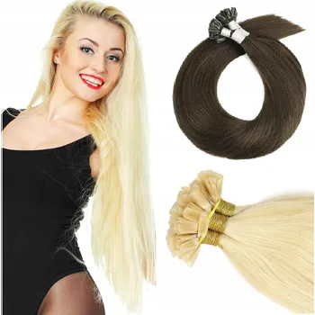 Vlasová regenerace Přírodní prameny světlý blond MODERN-HAIR keratin, 40 cm