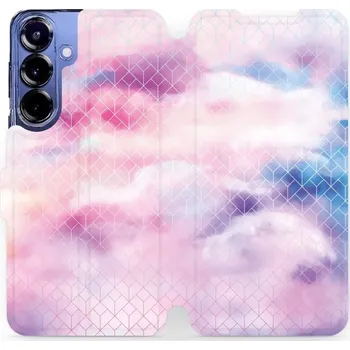 Pouzdro na mobilní telefon Flipové pouzdro Mobiwear - Samsung Galaxy S25 Plus - MR02S Vodovkové obrazce (Knížkové flip pouzdro, obal, kryt na mobil Samsung Galaxy S25 Plus - MR02S Vodovkové obrazce, materiál Umělá kůže + TPU - ochrana 360°, stojánek, silikonová vanička, magnetické)