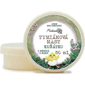 Tělový krém Medarek Tymiánová mast pro děti od 3 měsíců do 3 let - Kuřátko (50 ml)