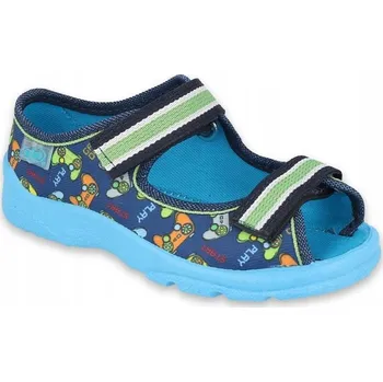 Dětská móda Befado dětské papuče na suchý zip, vícebarevné, velikost 26