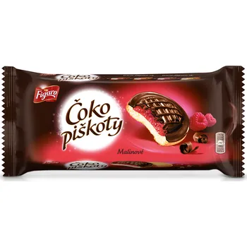 Figaro Čokopiškoty malinové 147 g