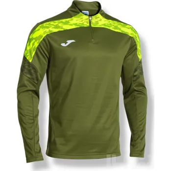 Pánská mikina Mikina JOMA CHAMPIONSHIP VIII, barva khaki - zářivě žlutá, velikost S