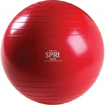 Gymnastický míč Klasický míč Spri 65 cm oranžový a červený