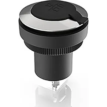 Elektrická zásuvka RAFI RAMO 30 F RAMO 30 F, RJ45, kulatý kroužek, přední prstenec z nerezové oceli, RJ 45 Cat 5 1.11.099.201/0010 zásuvka,