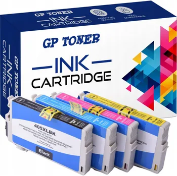 4x NÁPLNĚ DO TISKÁRNY EPSON WORKFORCE PRO 405 XL WF-3800 WF-3825 3820 SADA