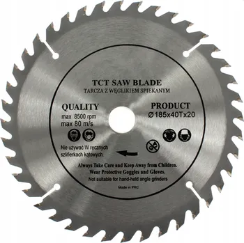 Pilový kotouč PILOVÝ KOTOUČ NA DŘEVO S WIDIOVÝMI ZUBY I-C 185/20-16 T40