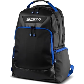 turistický batoh SPARCO Superstage Batoh, černá/modrá