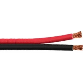 Síťový kabel Dvojlinka 2x4mm2 CU,11AWG červeno-černá