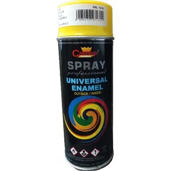 Barva ve spreji ŽLUTÝ SPRAY RAL1018 UNIVERZÁLNÍ 400ml CHAMPION