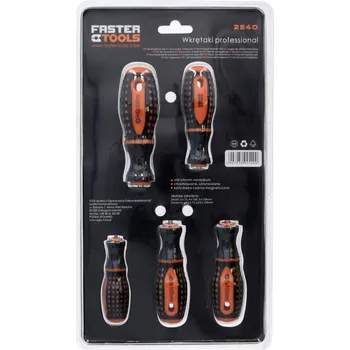 Šroubovák FASTER TOOLS Sada šroubováků 5 kusů