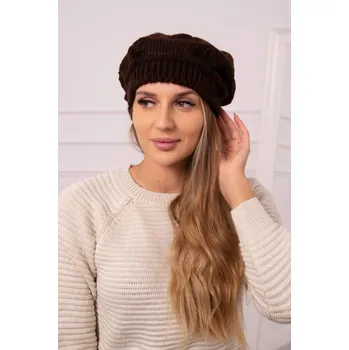 Čepice Dámská zimní čepice Sofia hnědá K-Fashion, UNI i519_23567-U
