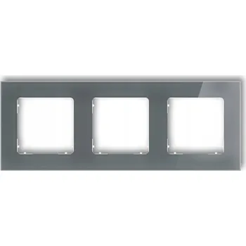 Rámeček trojitý Karlik šedý
