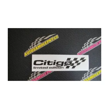 Polep vozidla SAMOLEPKA Citigo limited edition pravá (10 - červená) NA AUTO, NÁLEPKA, FÓLIE, POLEP, TUNING, VLASTNÍ TEXT, TISK, AUTOSAMOLEPKY.cz, POLEPY, OBRÁZEK, LOGO, SAMOLEPKY