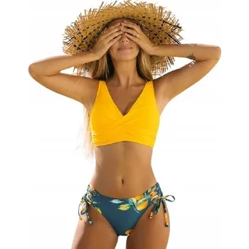 Dámské plavky Dvoudílné plavky na zavazování XL (S111)