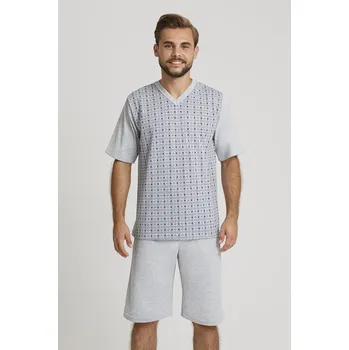 Pánské pyžamo Vzorkované pánské pyžamo Gucio - Mix barev, mix barev-mix designu 4XL i384_76923683
