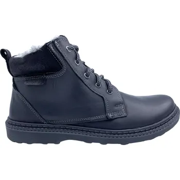 Pánská zimní obuv Pánská zimní kotníková obuv NES 4215 černá Velikost: 45 (EU)