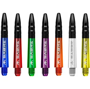 Příslušenství pro šipky Shafty Mission Sabre Krátký Top Modro-Černý