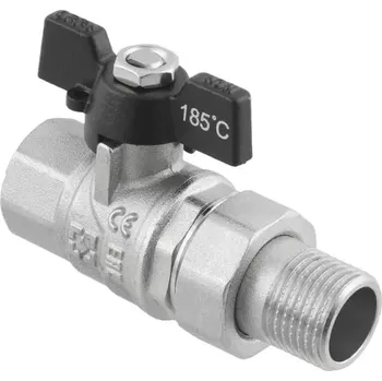 Vodovodní kohout Kulový kohout s rozebíratelným šroubením přímý 1" PN40 s ucpávkou