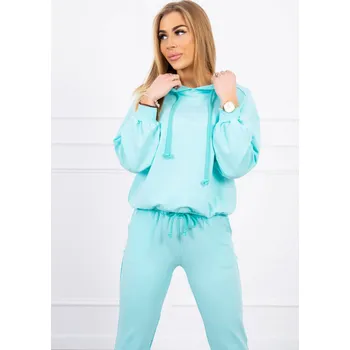 Dámská mikina Mintová Mikina a Kalhoty K-Fashion, UNI i519_21201-U