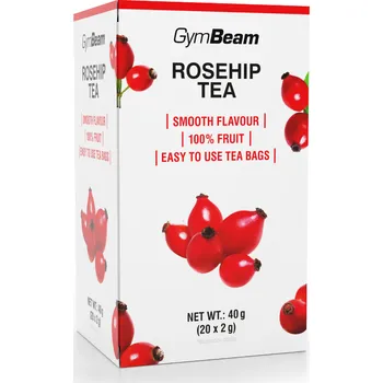 Anabolizér GymBeam Rosehip tea 20 x 2 g
