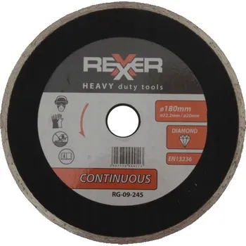 Řezný kotouč Diamantový kotouč Rexxer RG-09-245 180x22,2 mm