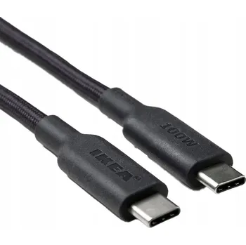 Datový kabel Kabel IKEA USB typ C - USB typ C 1,5 m šedý