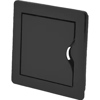 Obraz REVÍZNÍ DVÍŘKA 10x10 cm PLASTOVÁ ABS GRAFIT