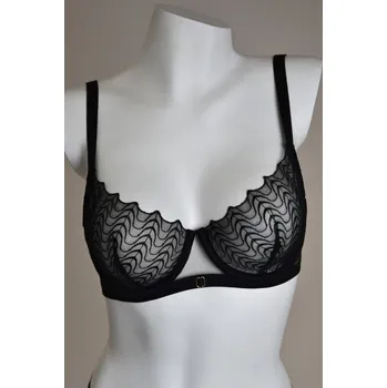 Podprsenka Černá krajková podprsenka s kosticí Mediolano Charlotte, černá 75D i170_ME-24001-CZA-75D