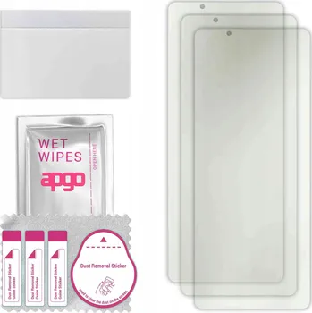 Pouzdro na mobilní telefon Ochranná Fólie apgo pro Sony XPERIA 10 IV, 3 ks