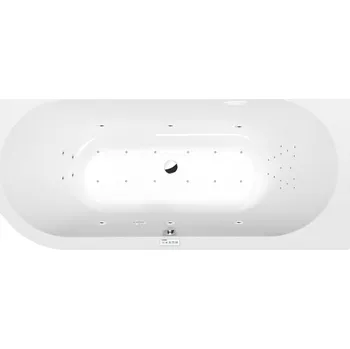 Vana Polysan VIVA R hydromasážní vana, 175x80x47cm, Highline Hydro-Air, chrom, 78119.6010