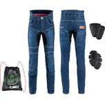 Dámské moto jeansy W-TEC Biterillo Lady Barva: Modrá, Velikost: L