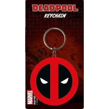 Přívěsek na klíče gumová Deadpool logo