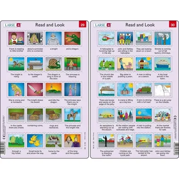 Puzzle Larsen Angličtina delší věty RA15 20 dílků