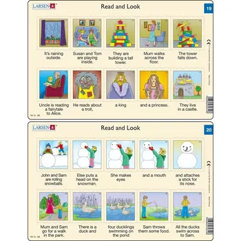 Puzzle Larsen Angličtina krátký text RA10 10 dílků