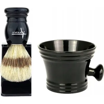 Štětka na holení Stojan Kelímek Miska na mýdlo na holení Sada